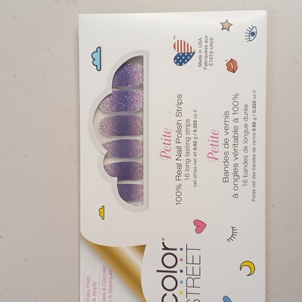 Color Street Nail Strip Retired PETITE Achieve Grapenes